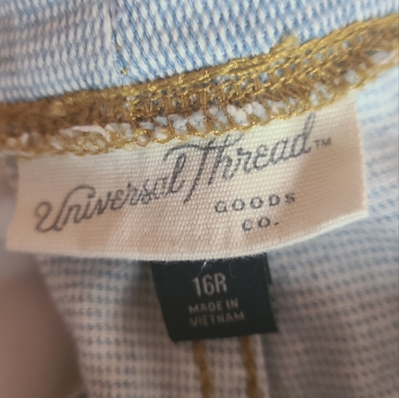 Universal Thread Women's Pull-on Pants Sz 16R Drawstring Wide Leg - Picture 7 of 7